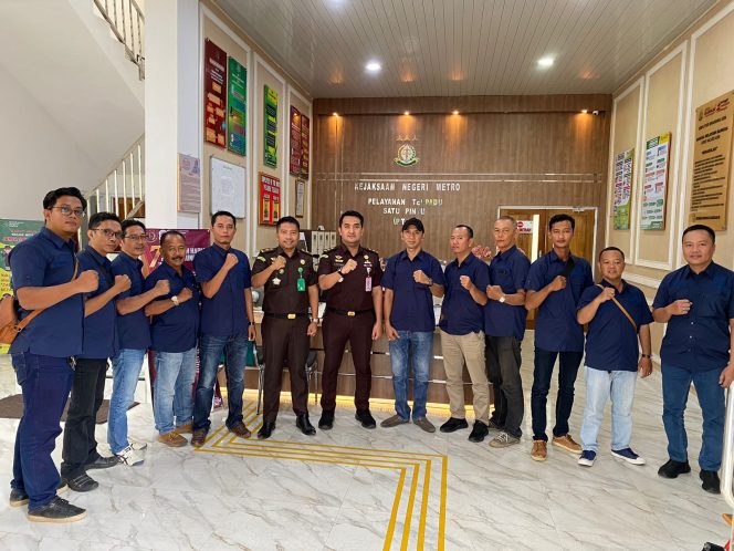 
 PWI Kota Metro dan Kejari Kota Metro berkolaborasi penegakan hukum yang  transparan dan bertanggung jawab