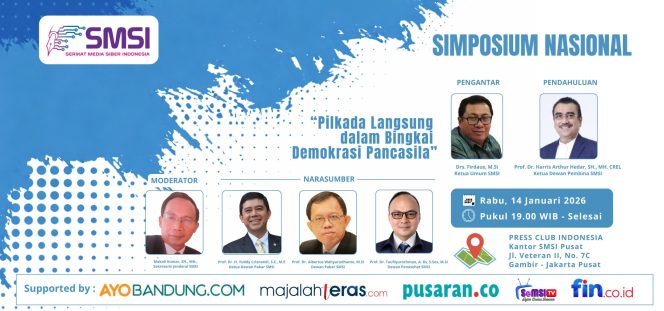 
 Simposium SMSI Tegaskan Pilkada Melalui DPRD sebagai Alternatif Demokrasi