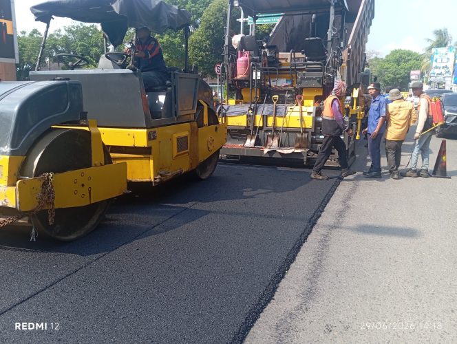 
 BP2JN perbaiki Jalan Jenderal Sudirman dan AH. Nasution merupakan ruas jalan nasional